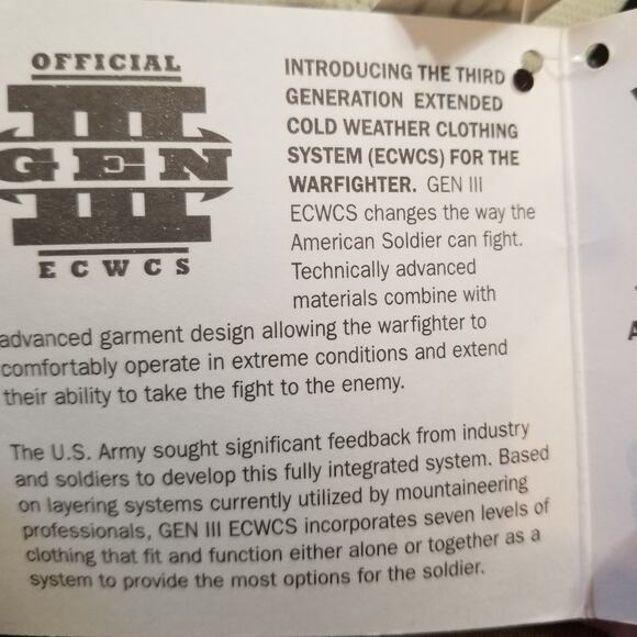 NWT U.S. Army ADS Midweight Cold Weather (Gen III) Drawers Size S-Small-Regular - Picture 5 of 10
